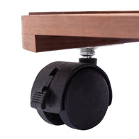 Thumbnail for Pflanzenroller 2 Stk. Braun Ø30x7,5 cm WPC