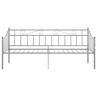 Thumbnail for Schlafsofa Bettgestell Grau Metall 90x200 cm