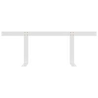 Thumbnail for Rückenlehne für Palettensofa Weiß 110 cm Eisen