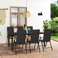 Thumbnail for 7-tlg. Garten-Essgruppe Schwarz und Braun