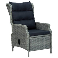 Thumbnail for 3-tlg. Garten-Lounge-Set mit Auflagen Poly Rattan Hellgrau