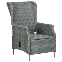 Thumbnail for 3-tlg. Garten-Lounge-Set mit Auflagen Poly Rattan Hellgrau