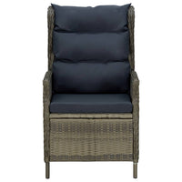 Thumbnail for 3-tlg. Garten-Lounge-Set mit Auflagen Poly Rattan Braun
