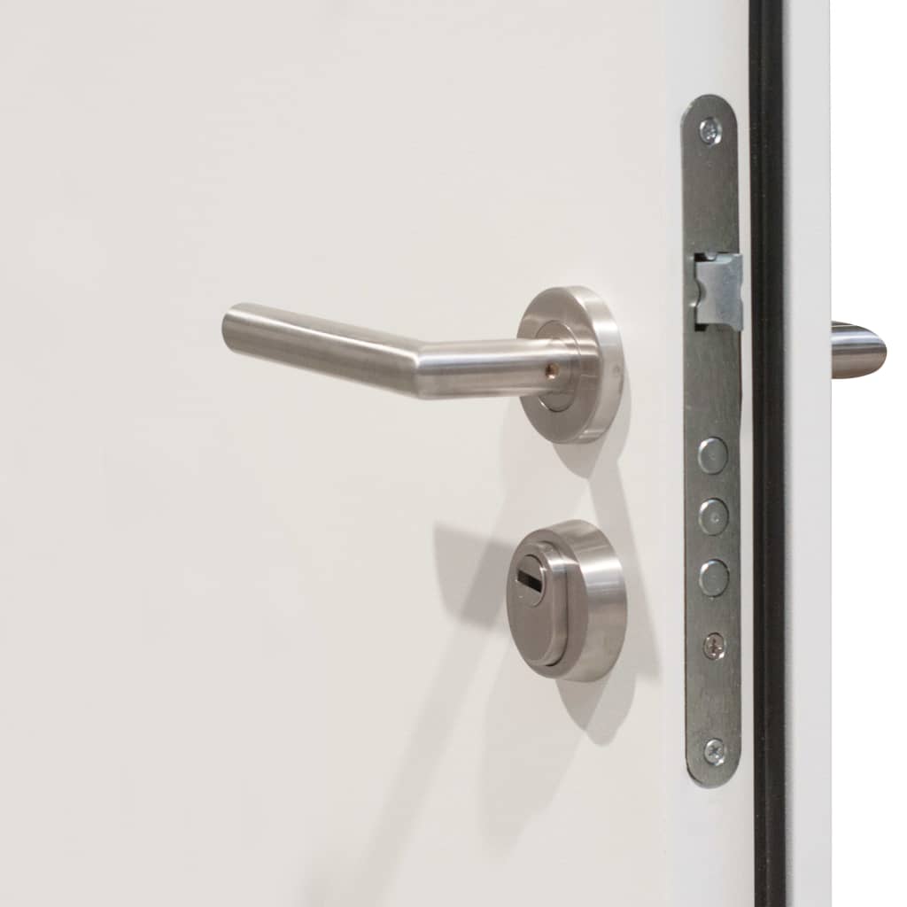 Haustür Aluminium Weiß 100x200 cm