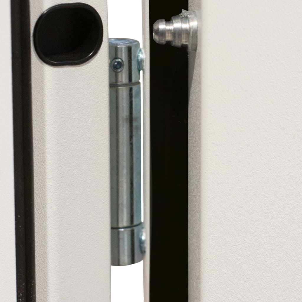 Haustür Aluminium Weiß 100x200 cm