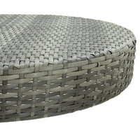 Thumbnail for 5-tlg. Gartenbar-Set mit Kissen Poly Rattan Grau