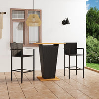 Thumbnail for 3-tlg. Gartenbar-Set Schwarz