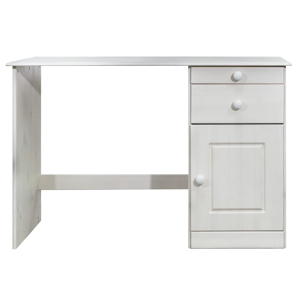 Schreibtisch mit Schubladen 110x50x74 cm Kiefer Massivholz