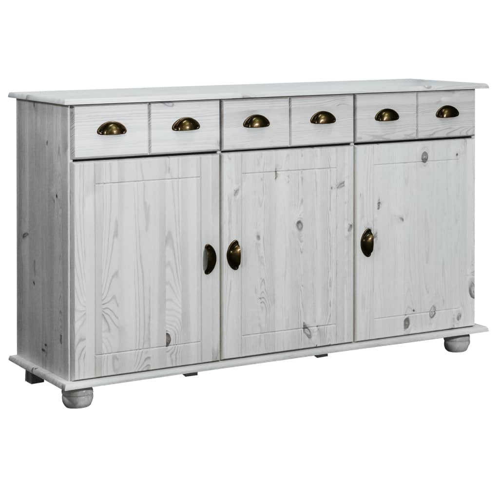 Sideboard 134x39x79,5 cm Massivholz Kiefer