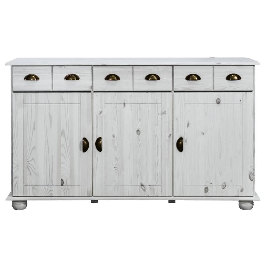 Sideboard 134x39x79,5 cm Massivholz Kiefer