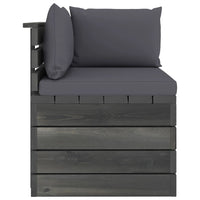 Thumbnail for Garten-Palettensofa 2-Sitzer mit Kissen Kiefer Massivholz