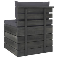 Thumbnail for Garten-Palettensofa 4-Sitzer mit Kissen Kiefer Massivholz