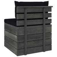 Thumbnail for Garten-Palettensofa 4-Sitzer mit Kissen Kiefer Massivholz