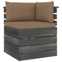 Thumbnail for Garten-Palettensofa 4-Sitzer mit Kissen Kiefer Massivholz