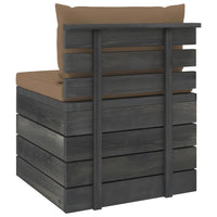 Thumbnail for Garten-Palettensofa 4-Sitzer mit Kissen Kiefer Massivholz