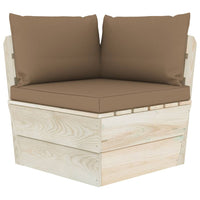 Thumbnail for Garten-Palettensofa 4-Sitzer mit Kissen Fichtenholz