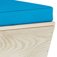 Thumbnail for 9-tlg. Garten-Sofagarnitur aus Paletten mit Kissen Fichtenholz