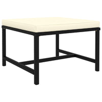 Thumbnail for 6-tlg. Garten-Lounge-Set mit Kissen Poly Rattan Schwarz