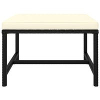 Thumbnail for 6-tlg. Garten-Lounge-Set mit Kissen Poly Rattan Schwarz