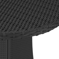 Thumbnail for 7-tlg. Garten-Sofagarnitur mit Auflagen Poly Rattan Schwarz