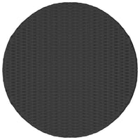 Thumbnail for 5-tlg. Garten-Sofagarnitur mit Auflagen Poly Rattan Schwarz