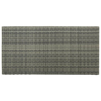 Thumbnail for 5-tlg. Gartenbar-Set mit Kissen Poly Rattan Grau