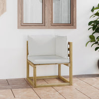 Thumbnail for Garten-Ecksofa mit Kissen Grün Imprägniertes Kiefernholz