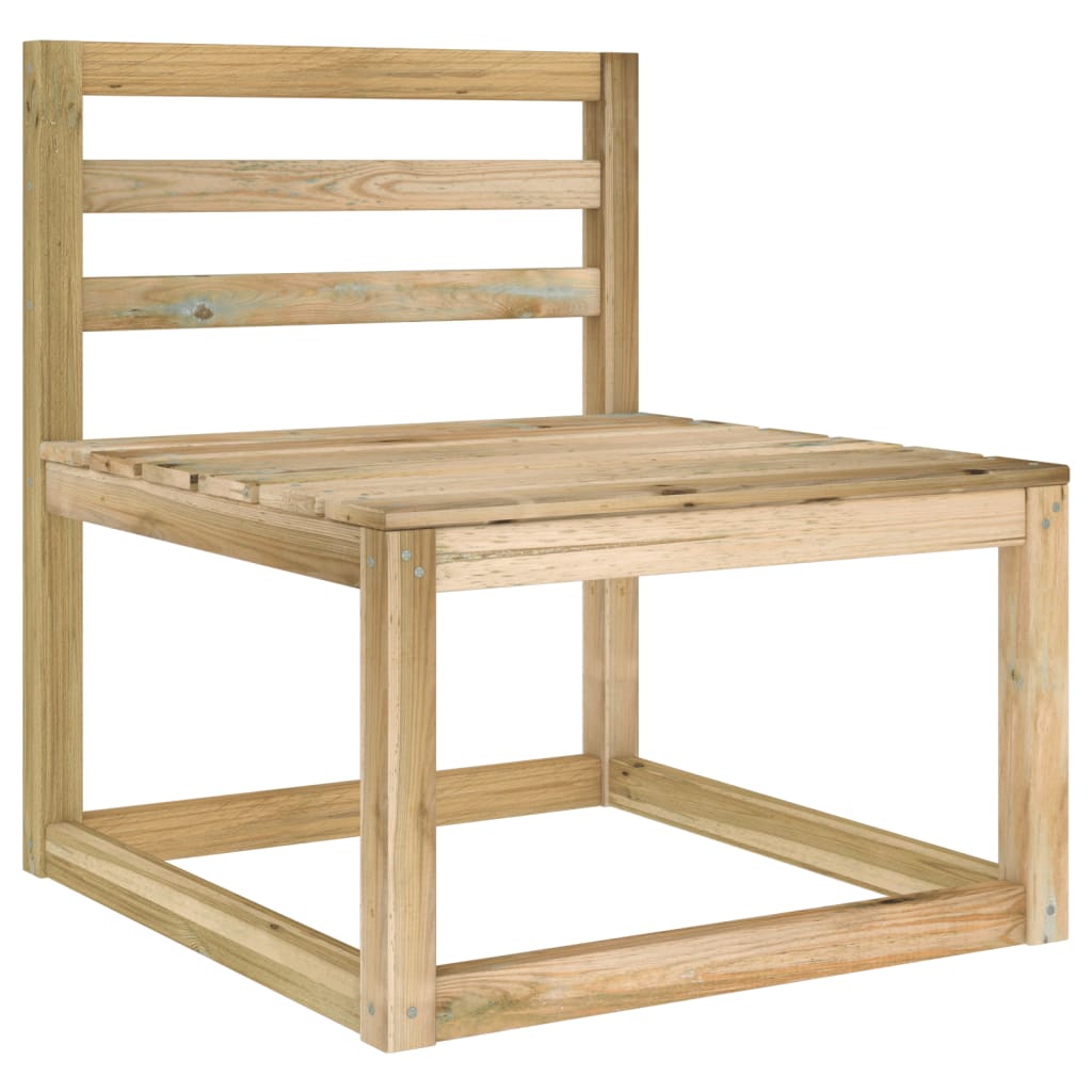 2-tlg. Garten-Lounge-Set Grün Imprägniertes Kiefernholz