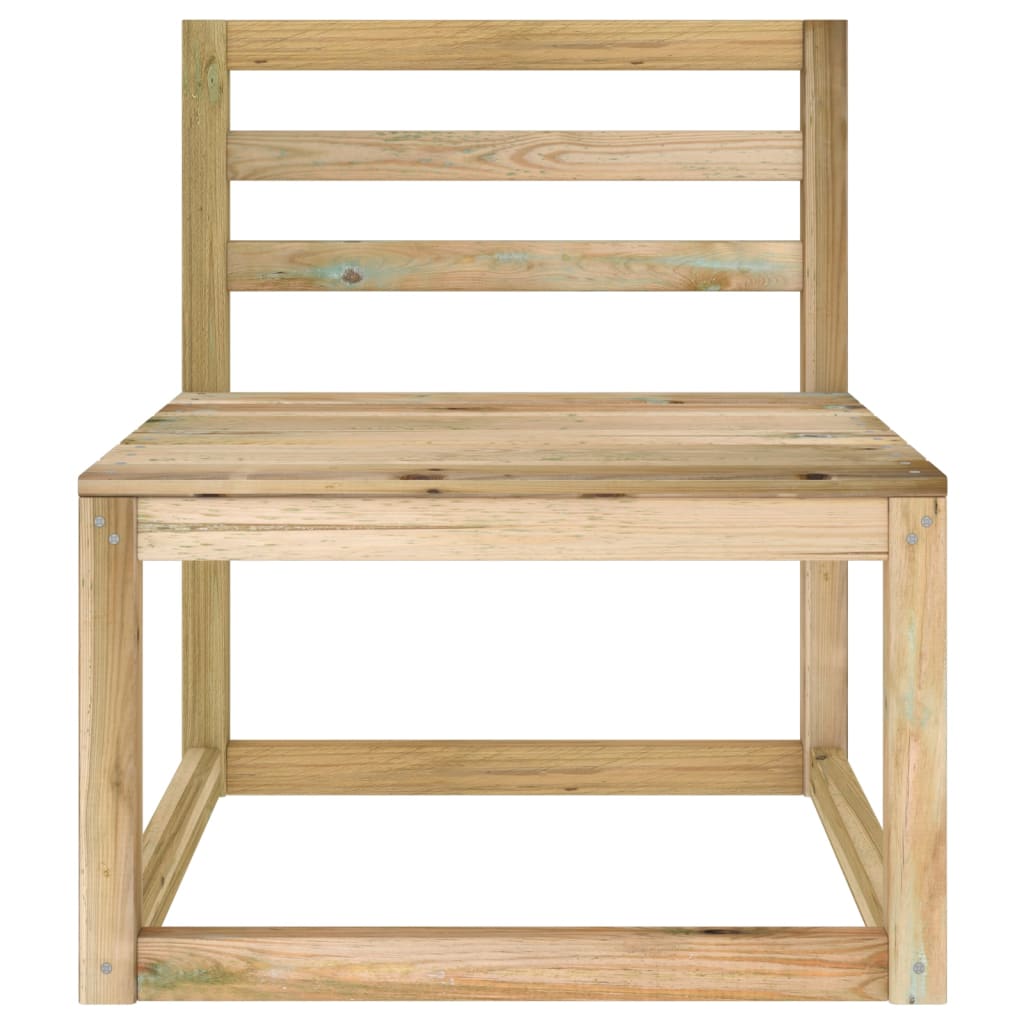 2-tlg. Garten-Lounge-Set Grün Imprägniertes Kiefernholz