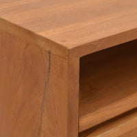 Thumbnail for Konsolentisch 110x30x79 cm Teak Massivholz