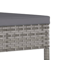 Thumbnail for 5-tlg. Garten-Essgruppe Poly Rattan Grau