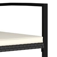 Thumbnail for 7-tlg. Garten-Essgruppe Poly Rattan Schwarz