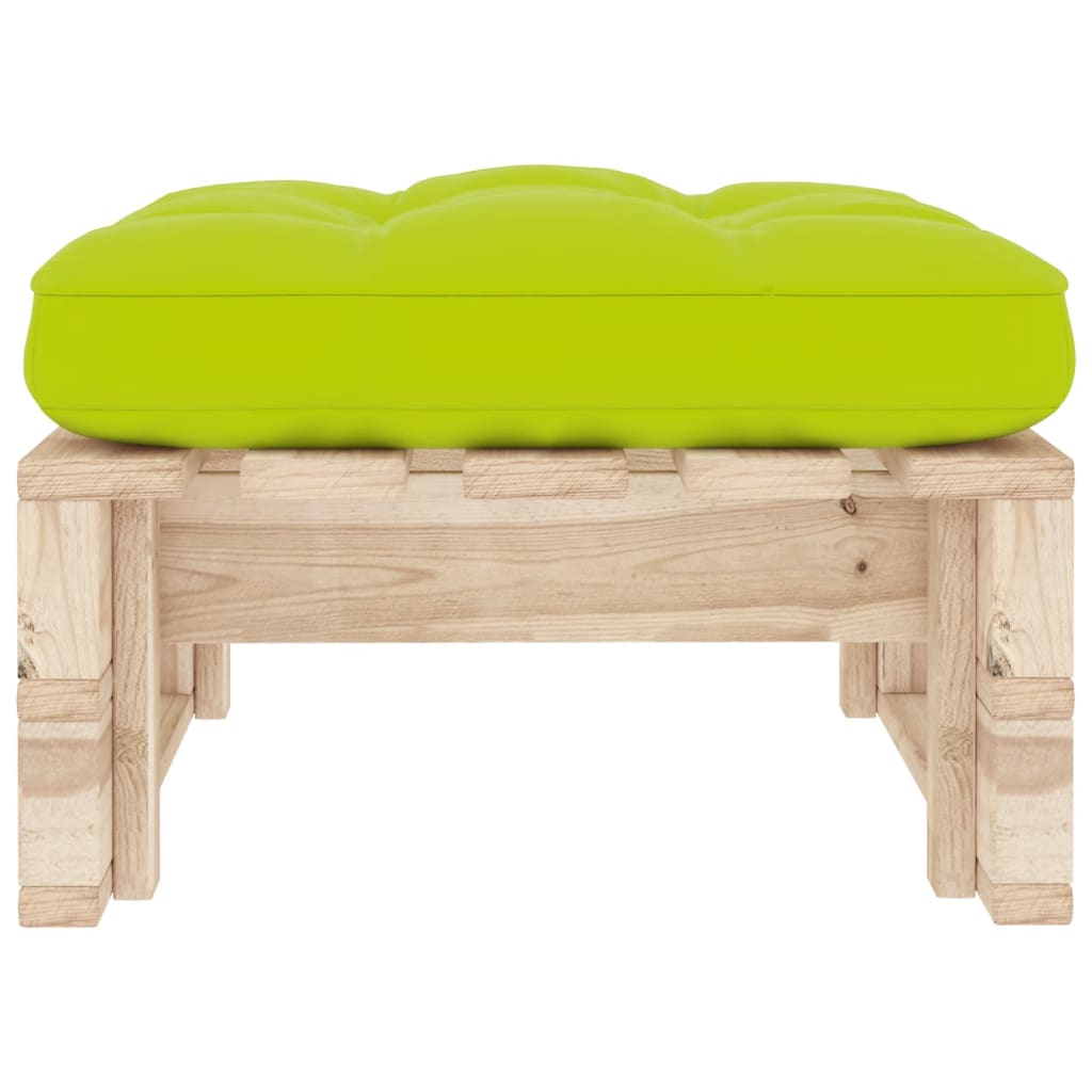 Garten-Paletten-Hocker Imprägniertes Kiefernholz
