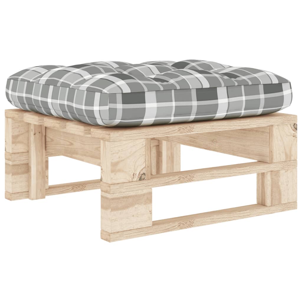 Garten-Paletten-Hocker Imprägniertes Kiefernholz
