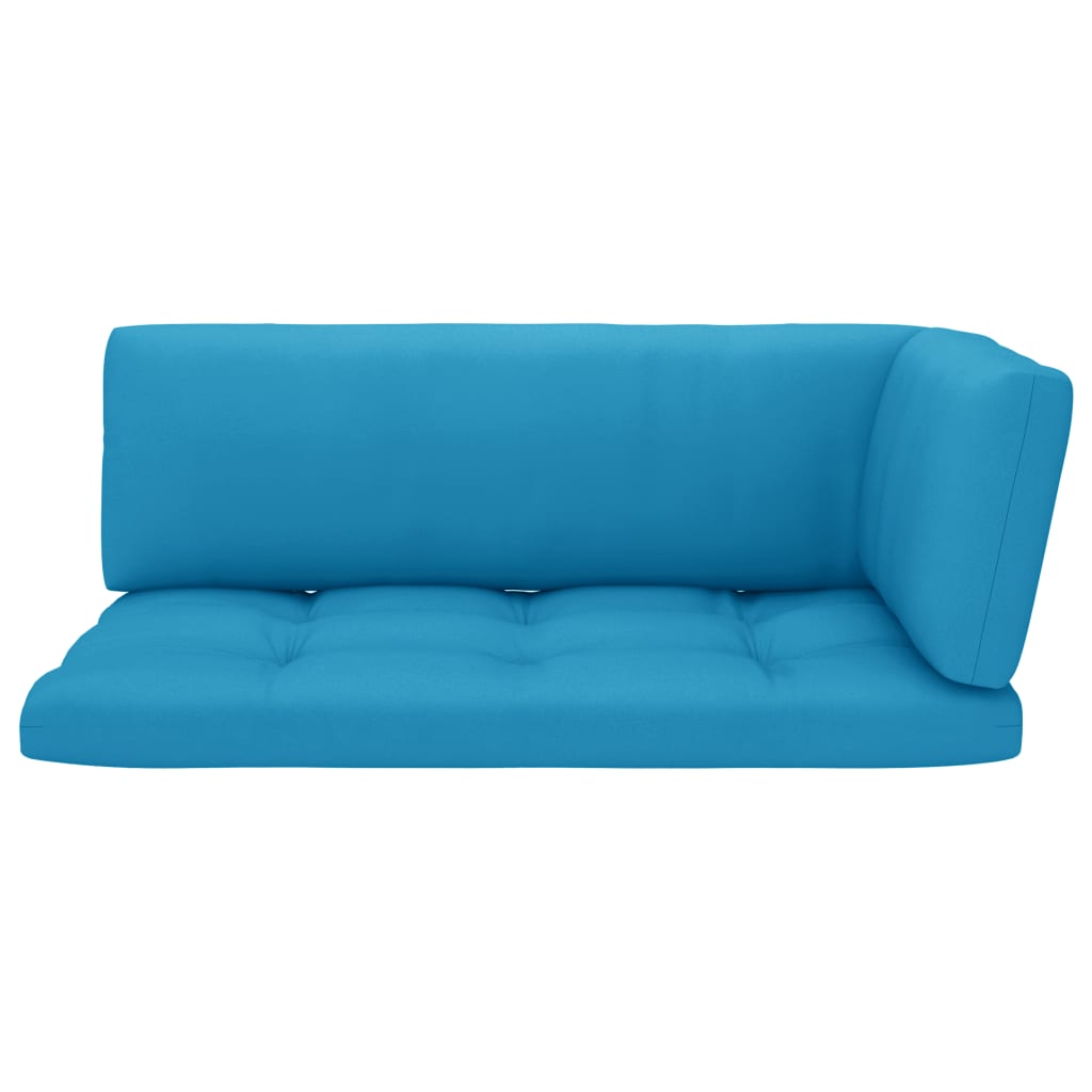 Garten-Paletten-Ecksofa Schwarz Imprägniertes Kiefernholz