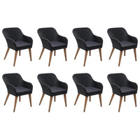 Thumbnail for 9-tlg. Garten-Essgruppe Schwarz