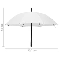 Thumbnail for Regenschirm Weiß 130 cm