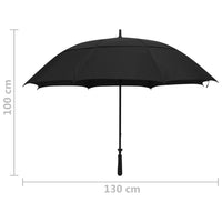 Thumbnail for Regenschirm Schwarz 130 cm