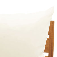 Thumbnail for 2-Sitzer-Gartensofa mit Kissen Massivholz Akazie