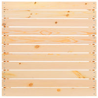 Thumbnail for Garten-Fußhocker mit Kissen Massivholz Kiefer