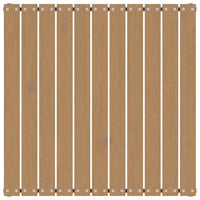 Thumbnail for Garten-Fußhocker mit Kissen Honigbraun Kiefer Massivholz