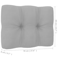 Thumbnail for Gartensofa 2-Sitzer mit Kissen Kiefer Massivholz