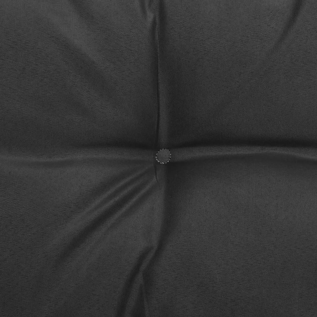 Gartensofa 2-Sitzer mit Kissen Grau Kiefer Massivholz Weiß
