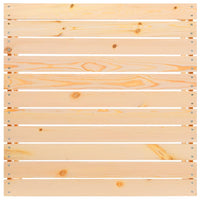 Thumbnail for Gartenhocker mit Kissen 2 Stk. Massivholz Kiefer