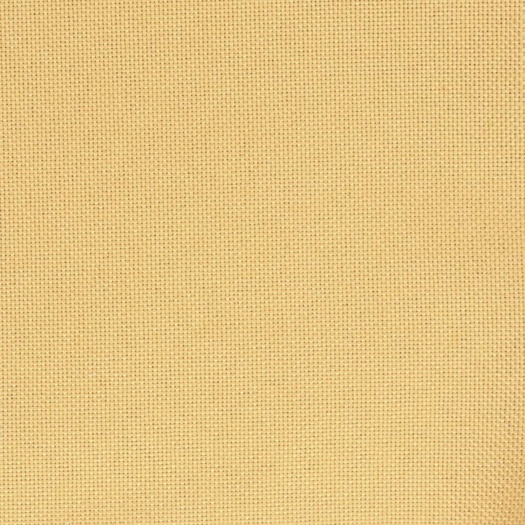 Esszimmerstühle 2 Stk. Drehbar Gelb Stoff