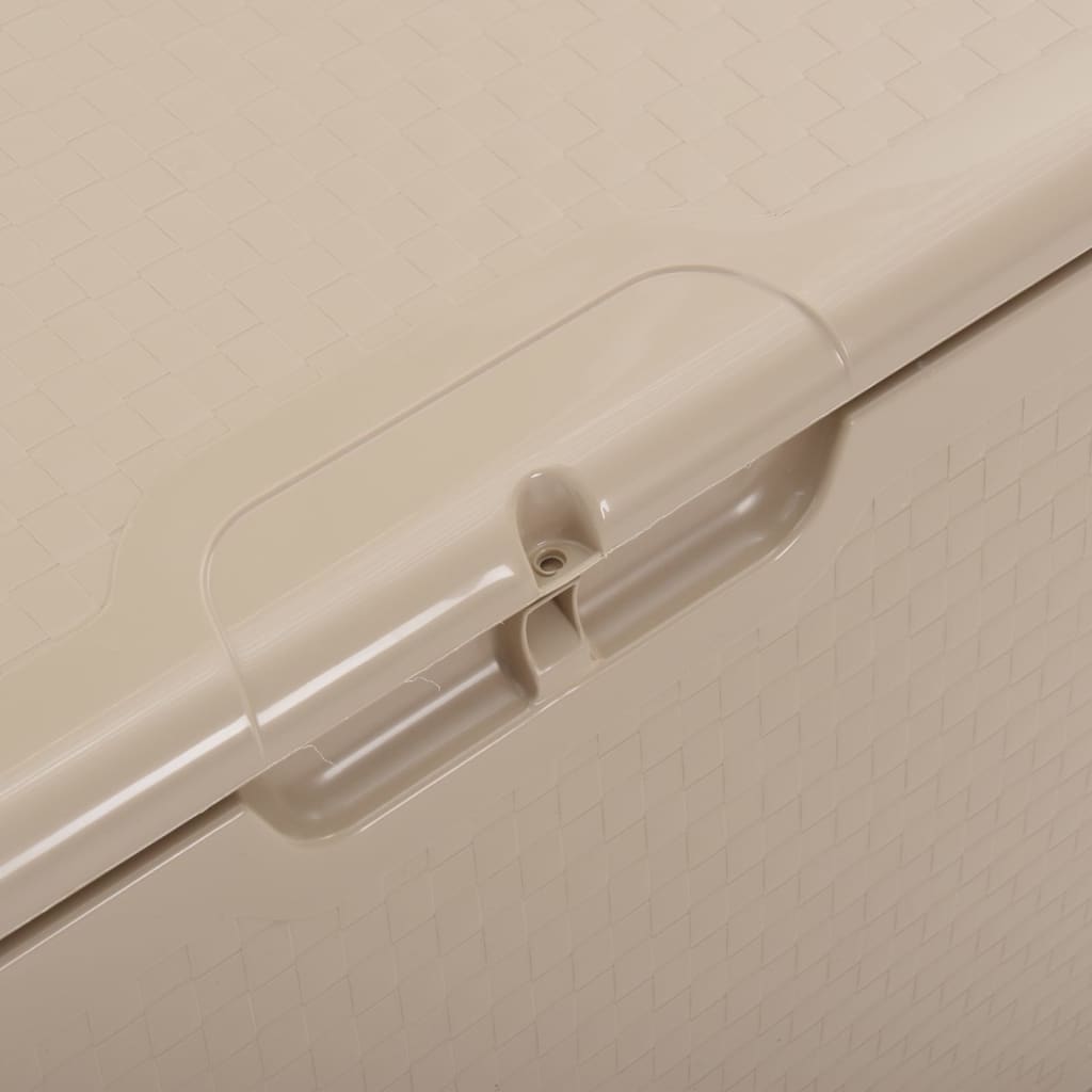 Aufbewahrungsbox Beige und Braun 122x56x63 cm