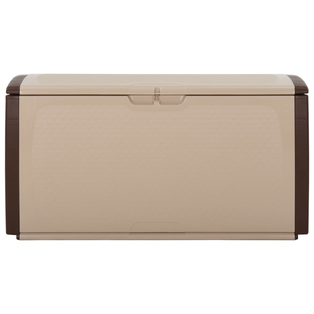 Aufbewahrungsbox Beige und Braun 122x56x63 cm