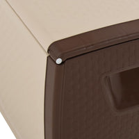 Thumbnail for Aufbewahrungsbox Beige und Braun 122x56x63 cm