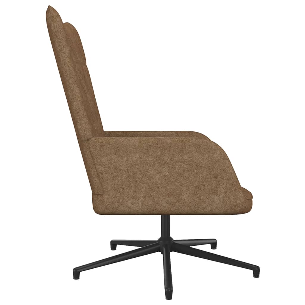 Relaxsessel mit Hocker Taupe Stoff