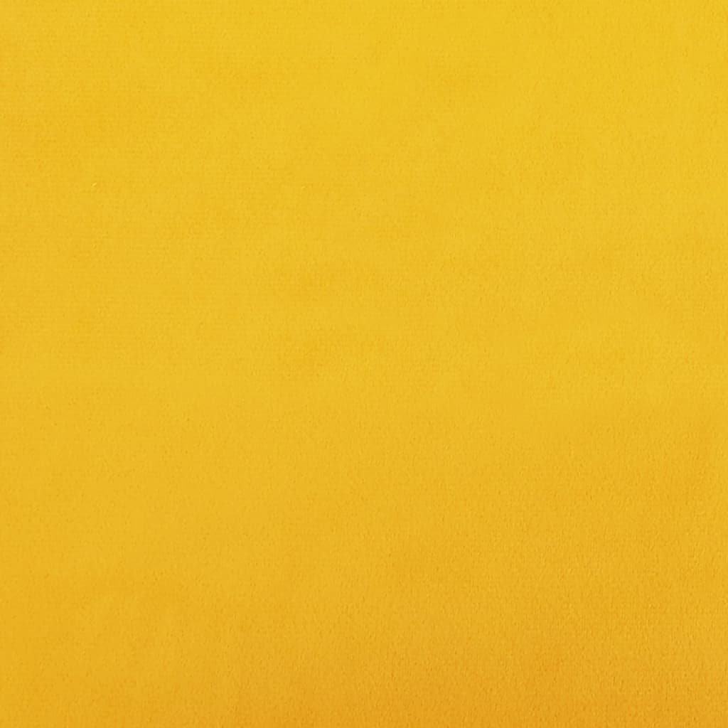 Massagesessel Verstellbar Gelb Samt